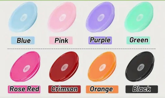 16oz colored glass can lids