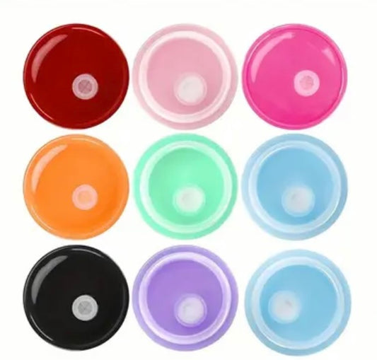 16oz colored glass can lids