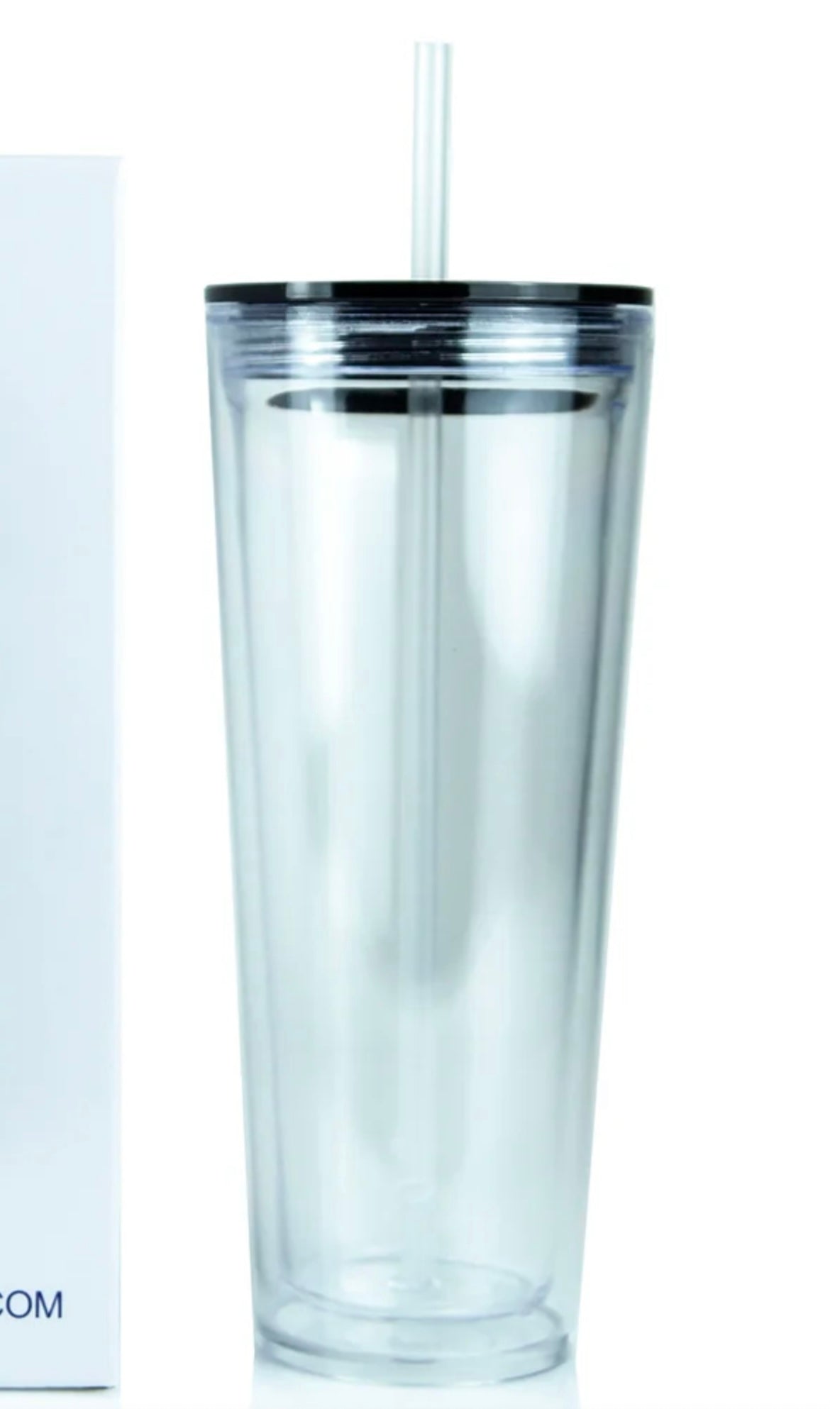 Customize a 24oz acrylic Snow globe or lava drip tumbler