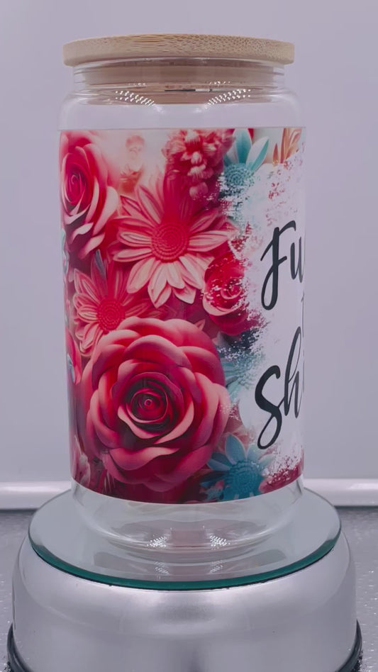 16oz glass can tumbler